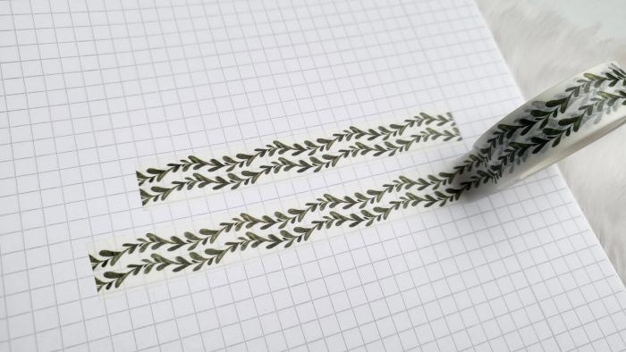 Washi Tape Blumenranke